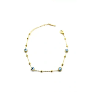 Top Nazar Bileklik - Altın