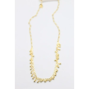 Top Sallantılı Kolye - Altın