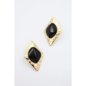 Üçgen Küpe - Siyah