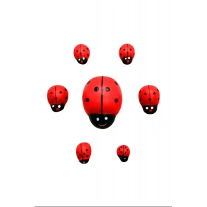 Uğur Böceği Dolap Süsü 7li Royaleks-ALK-130