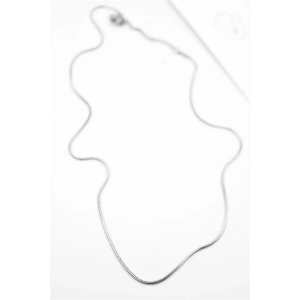 Yılan Zincir Kolye - 46cm - Gümüş