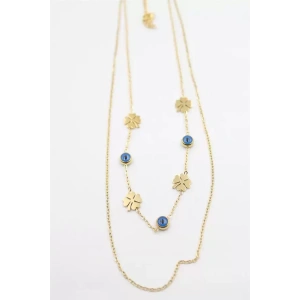 Yonca Nazar Kolye - Altın