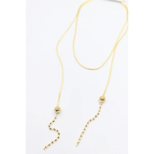 Zincir Sallantılı Kolye - Altın