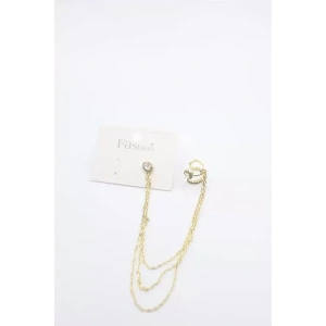 Zincir Sallantılı Küpe - Altın