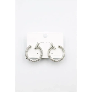 Zirkon Taşlı Küpe - Gümüş