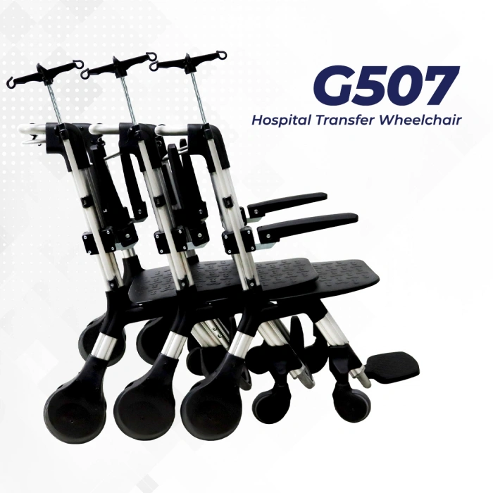 G507 Alümünyum Hastane Transfer Sandalyesi