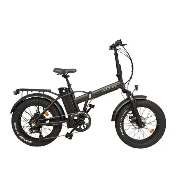 ALTEC ARKAS ARKA ELEKTRİKLİ KATLANIR BİSİKLET 420H MD 20 JANT 7 VİTES MAT SİYAH
