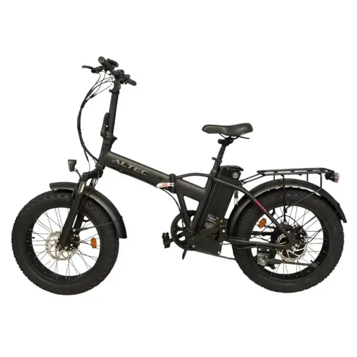 ALTEC ARKAS ARKA ELEKTRİKLİ KATLANIR BİSİKLET 420H MD 20 JANT 7 VİTES MAT SİYAH