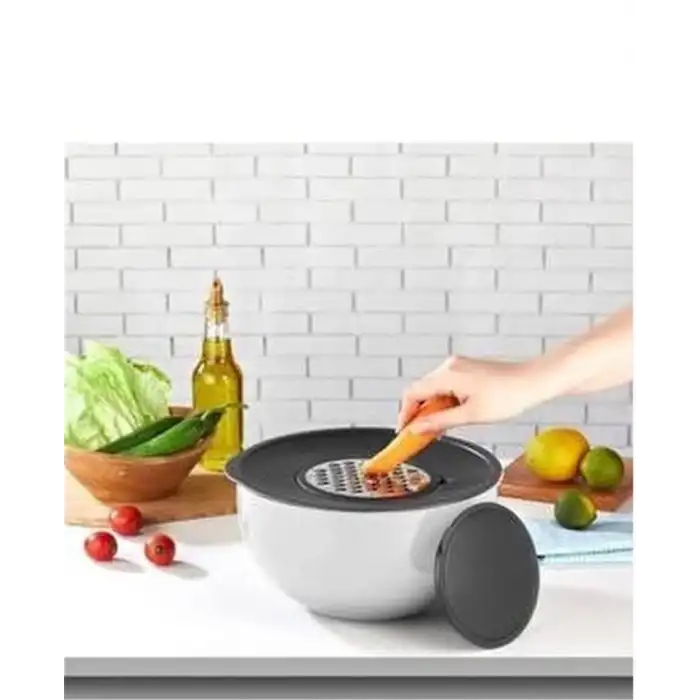 AROW CHOPPER AKILLI KARIŞTIRMA & SAKLAMA KABI RENDELİ AKRİLİK  4.6 LT 25 CM BEYAZ TR-3633