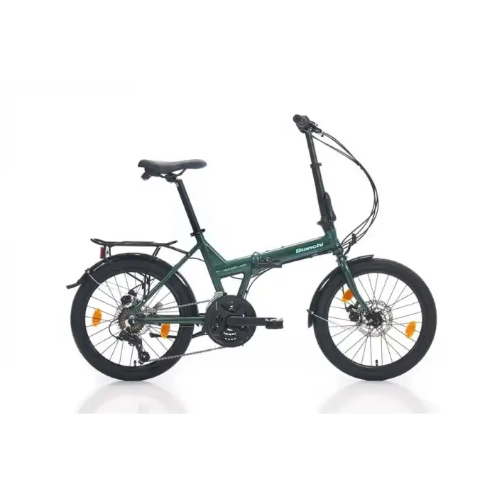 BIANCHI ADHOC KATLANIR BİSİKLET 380H MD 20 JANT 21 VİTES TOURNEY GREEN CELESTE GLOSSY