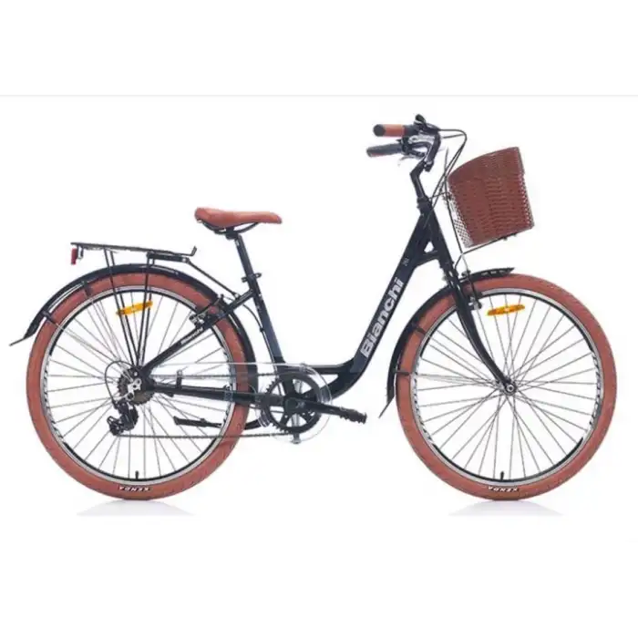 BIANCHI C261 KADIN ŞEHİR BİSİKLETİ 380H V 26 JANT 7 VİTES SİYAH YS728 GLOSSY