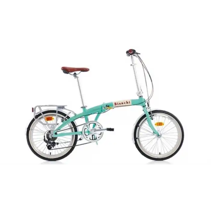BIANCHI FOLDING NEW VINTAGE KATLANIR BİSİKLET 290H 20 JANT 7 VİTES CELESTE KREM CK16 GLOSSY