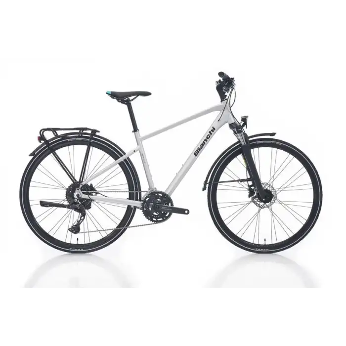 BIANCHI NEWTOURER CUES ERKEK ŞEHİR BİSİKLETİ 510H HD 28 JANT 20 VİTES ATD500 LIGHT GREY MATT GRAPHITE GLOSS