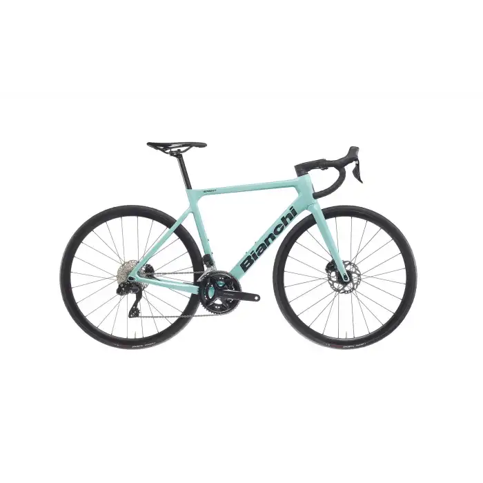 BIANCHI SPRINT 105 DISC DI2 KARBON ERKEK YOL YARIŞ BİSİKLETİ 503H HD 28 JANT 12 VİTES CELESTE