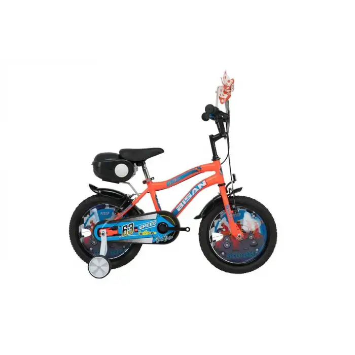 BİSAN BOBO ÇOCUK BİSİKLETİ 26CM 16 JANT NEON TURUNCU MAVİ