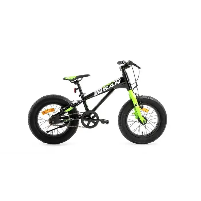 BİSAN LIMIT ERKEK ÇOCUK BİSİKLETİ 23CM V 16 JANT SİYAH YEŞİL