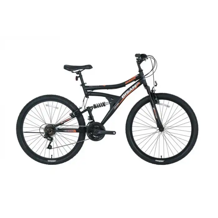 BİSAN MTS 4300 AMS.ERKEK DAĞ BİSİKLETİ 40CM V 24 JANT 21 VİTES MAT SİYAH TURUNCU