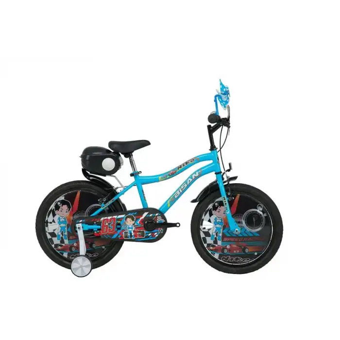 BİSAN NIKO ERKEK ÇOCUK BİSİKLETİ 30CM V 20 JANT AÇIK MAVİ SARI