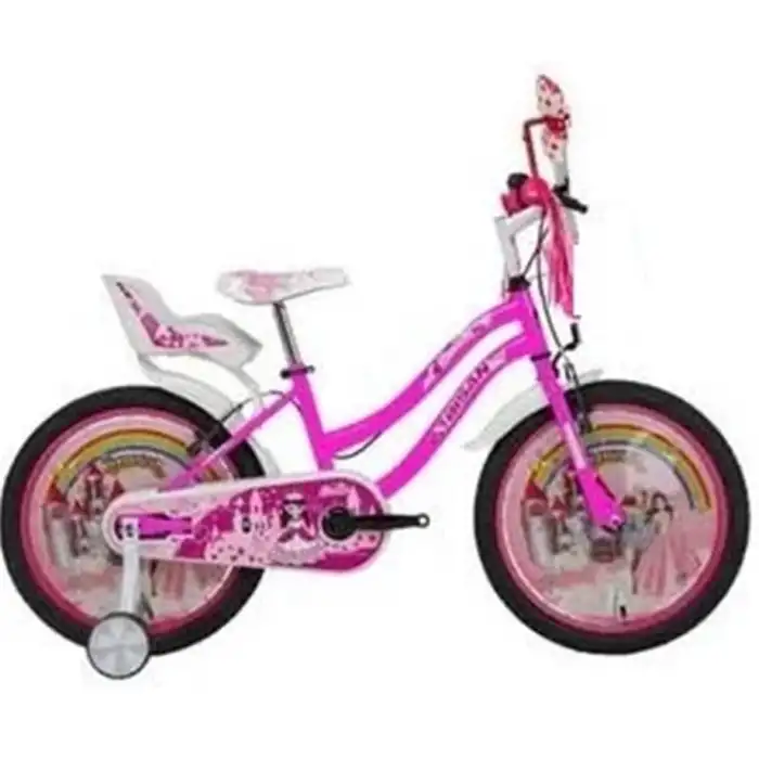 BİSAN QUEEN KIZ ÇOCUK BİSİKLETİ 30CM V 20 JANT METALİK PEMBE PEMBE