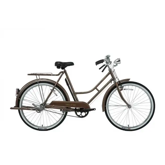 BİSAN ROADSTAR CLASSIC KADIN HİZMET BİSİKLETİ 57CM V 26 JANT 1 VİTES KAHVERENGİ SİYAH GOLD