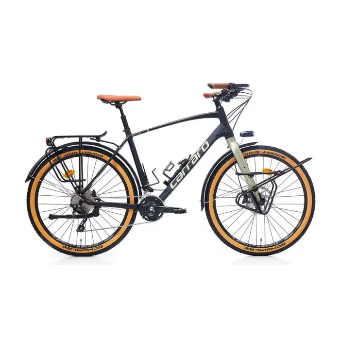 CARRARO CR-T TRAIL ERKEK ŞEHİR BİSİKLETİ 480H HD 27.5 JANT 30 VİTES MAT SİYAH YEŞİL KAMUFLAJ