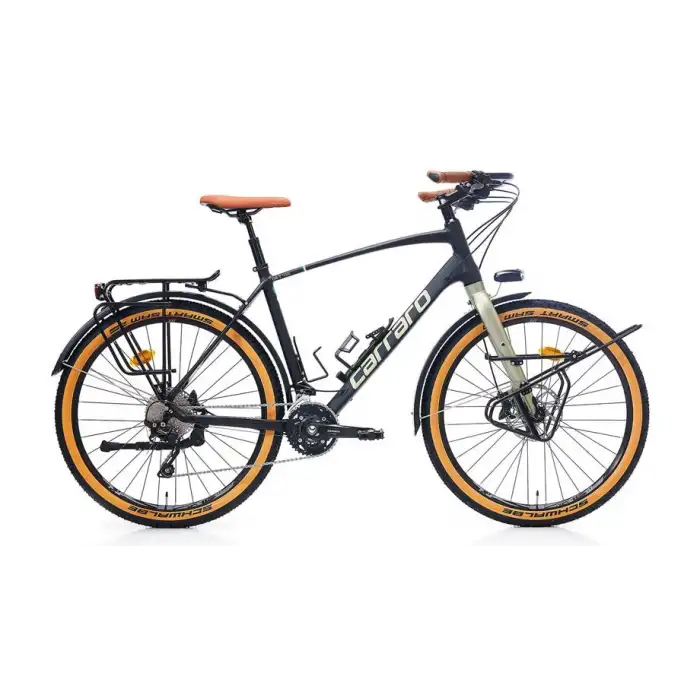 CARRARO CR-T TRAIL ERKEK ŞEHİR BİSİKLETİ 520H HD 27.5 JANT 30 VİTES MAT SİYAH YEŞİL KAMUFLAJ