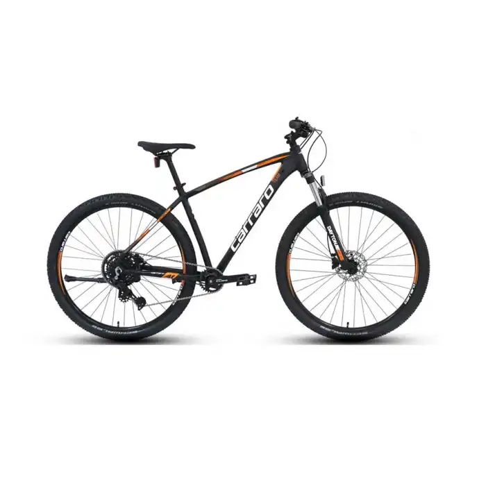 CARRARO DAYTONA 909 ERKEK DAĞ BİSİKLETİ 480H HD 29 JANT 9 VİTES MAT SİYAH BEYAZ TURUNCU