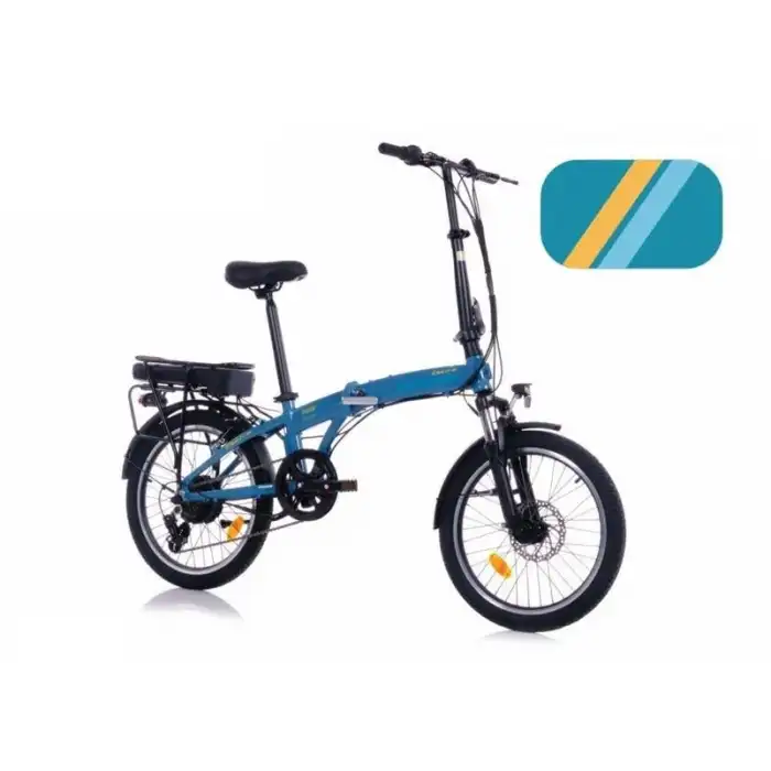 CORELLİ BROSTER ELEKTRA ELEKTRİKLİ KATLANIR BİSİKLET 27CM FREN VB-MD 20 JANT 7 VİTES YEŞİL