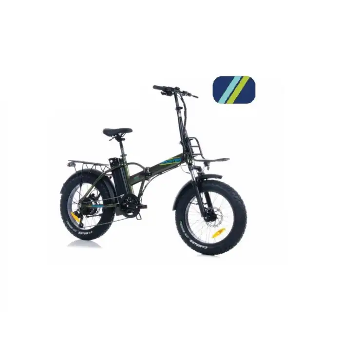 CORELLİ BROSTER MOONER FAT BIKE ELEKTRİKLİ KATLANIR BİSİKLET 42CM HD 20 JANT 7 VİTES METALİK MAVİ