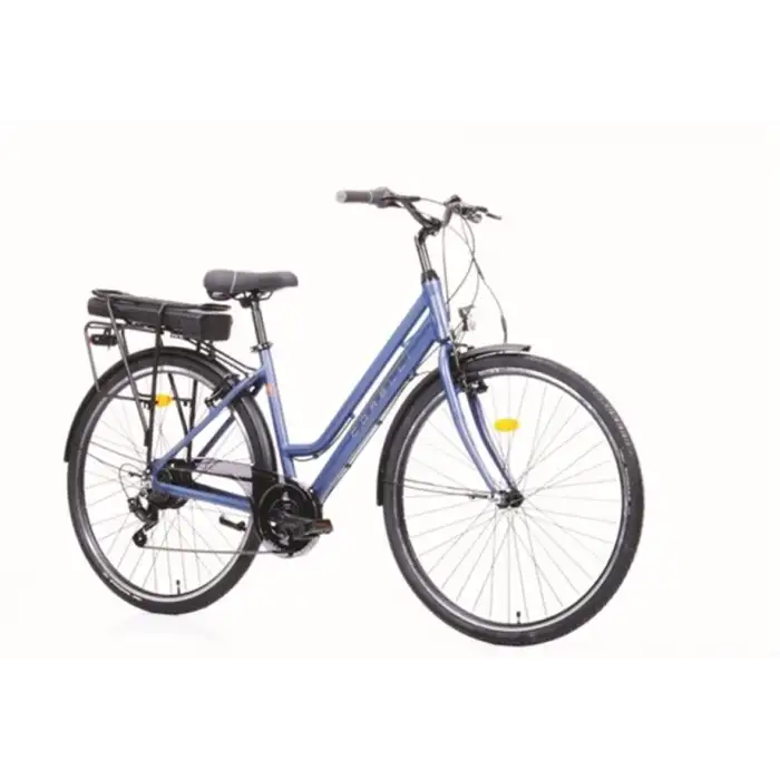 CORELLİ E-CLARA ELEKTRİKLİ KADIN ŞEHİR BİSİKLETİ 46CM V 28 JANT 7 VİTES MAT SİYAH