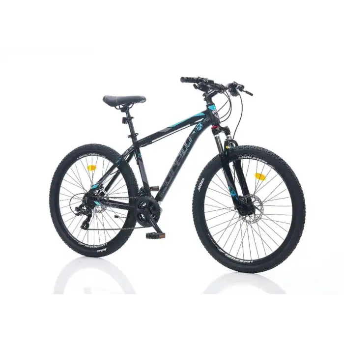 CORELLİ FELİX 2.0 ERKEK DAĞ BİSİKLETİ 381H MD 26 JANT 24 VİTES SİYAH MAVİ TURKUAZ