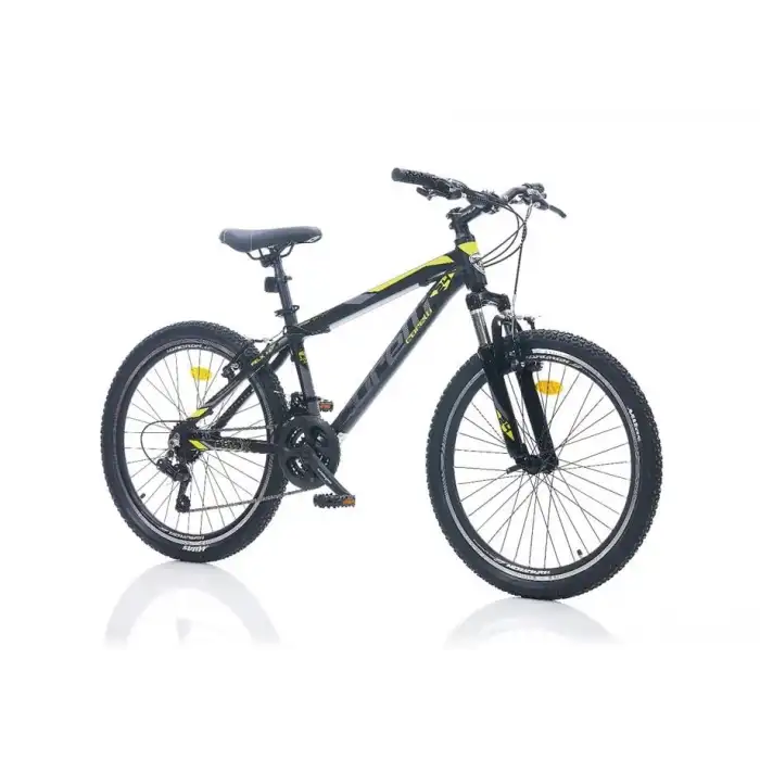 CORELLİ FELİX 3.2 ERKEK DAĞ BİSİKLETİ 310H V 24 JANT 21 VİTES SİYAH SARI GRİ