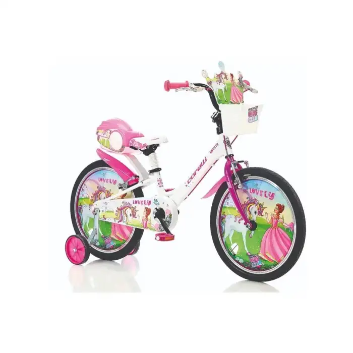 CORELLİ LOVELY KIZ ÇOCUK BİSİKLETİ V 16 JANT BEYAZ PEMBE