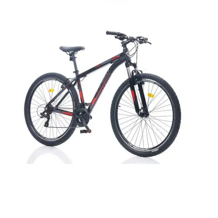 CORELLİ VIA 1.1 ERKEK DAĞ BİSİKLETİ 459H V 27.5 JANT 21 VİTES SİYAH KIRMIZI GRİ