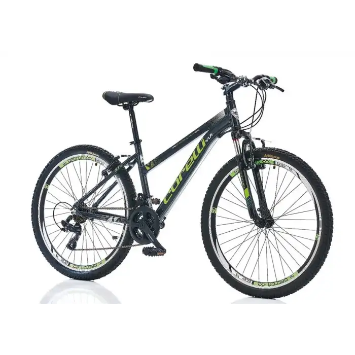 CORELLİ VIA LADY 1.0  BAYAN DAĞ BİSİKLETİ 406H V 26 JANT 21 VİTES GRİ A.YEŞİL GRİ