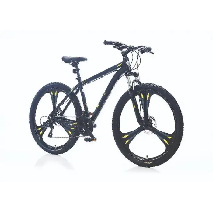 CORELLİ ZOI 1.1 ERKEK DAĞ BİSİKLETİ 459H MD 27.5 JANT 21 VİTES SİYAH SARI