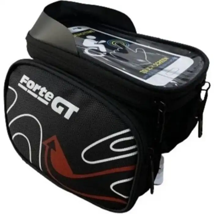 XBYC 842 BİSİKLET KADRO ÜSTÜ ÇANTA SİYAH KIRMIZI