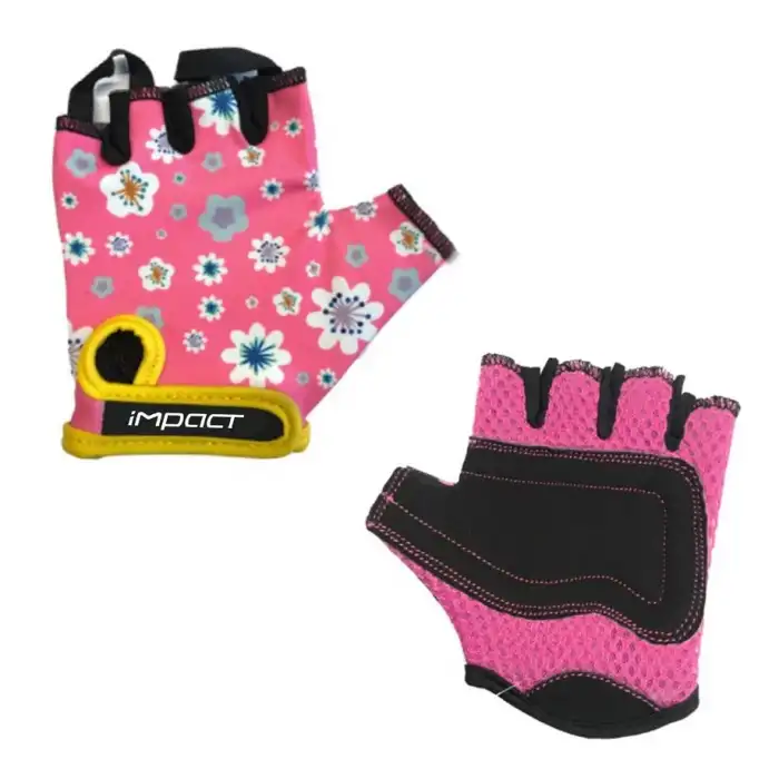 İMPACT ELDİVEN FLOWER KISA PARMAK PEMBE S ELD-149