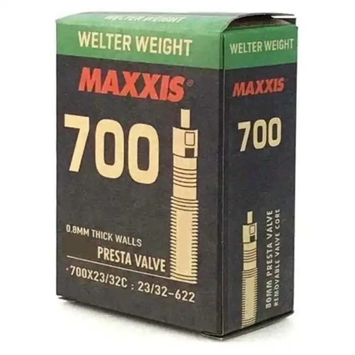 MAXXIS WELTER WEİGHT 700X23/32C  23/32-622 48MM İNCE SİBOB İÇ LASTİK SİYAH KUTULU