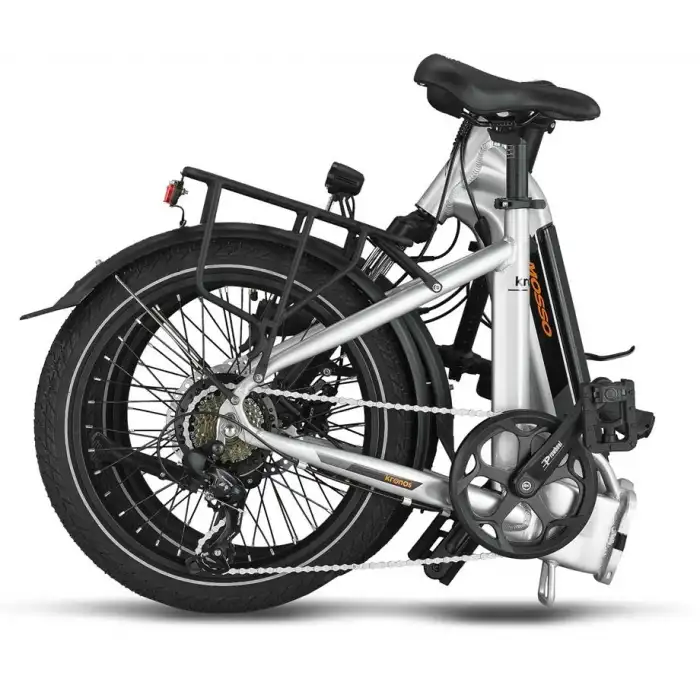 MOSSO KRONOS ELEKTRİKLİ KATLANIR BİSİKLET 390H HYD 20 JANT 7 VİTES SİLVER