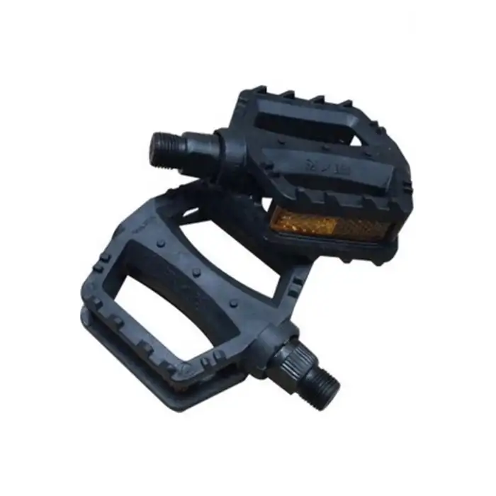 PEDAL ÇOCUK BİSİKLETİ 20 JANT İÇİN PLASTİK BİLYASIZ  REFLEKTÖRLÜ ÇİFT SİYAH