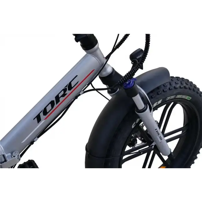 TORC TRC-10 GAZ KOLLU ELEKTRİKLİ KATLANIR BİSİKLET 420H MD 20 JANT 7 VİTES M.GRİ SİYAH BEYAZ KIRMIZI