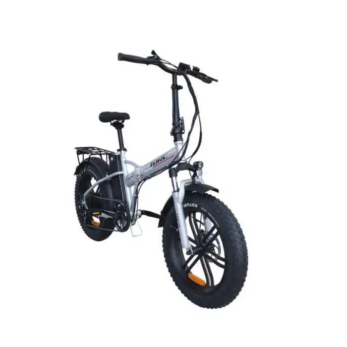 TORC TRC-10 GAZ KOLLU ELEKTRİKLİ KATLANIR BİSİKLET 420H MD 20 JANT 7 VİTES SİLVER