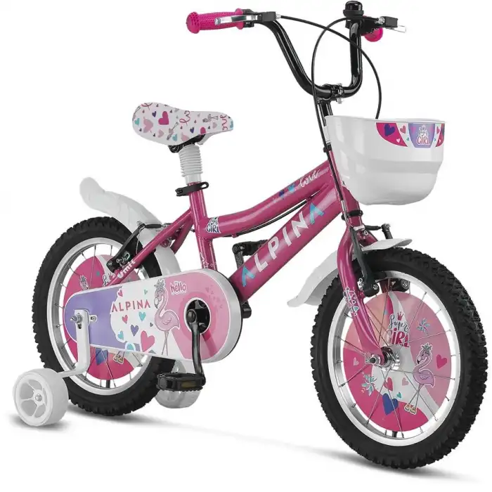 ÜMİT 1647 ALPINA-L-BMX-V KIZ ÇOCUK BİSİKLETİ 332H V 16 JANT PEMBE