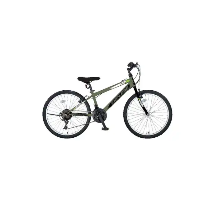 ÜMİT 2433 EXPLORER ERKEK DAĞ BİSİKLETİ V 24 JANT 21 VİTES YEŞİL SİYAH