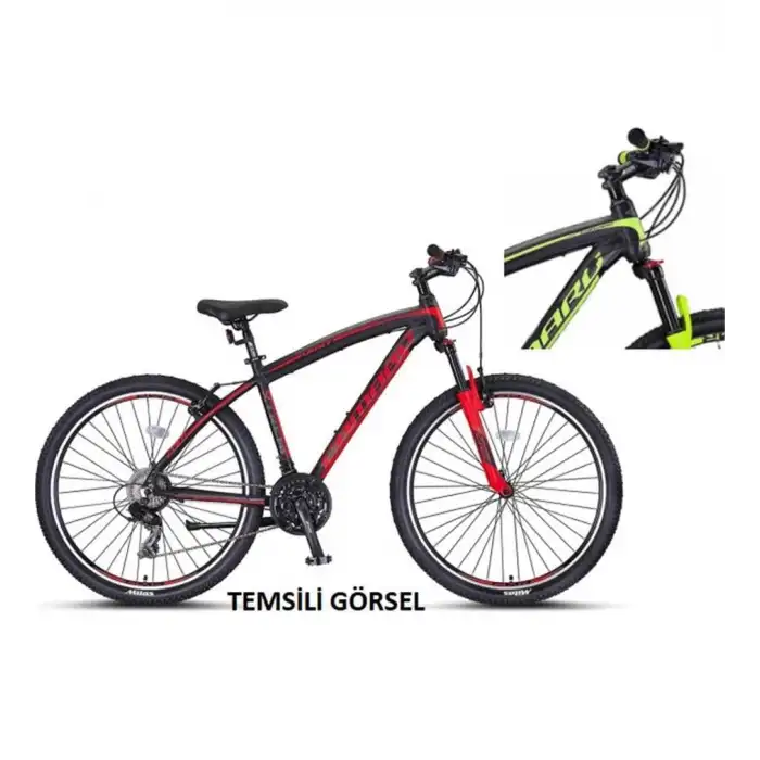 ÜMİT 2762 CAMARO M ERKEK DAĞ BİSİKLETİ 459H V 27.5 JANT 21 VİTES SİYAH LİME