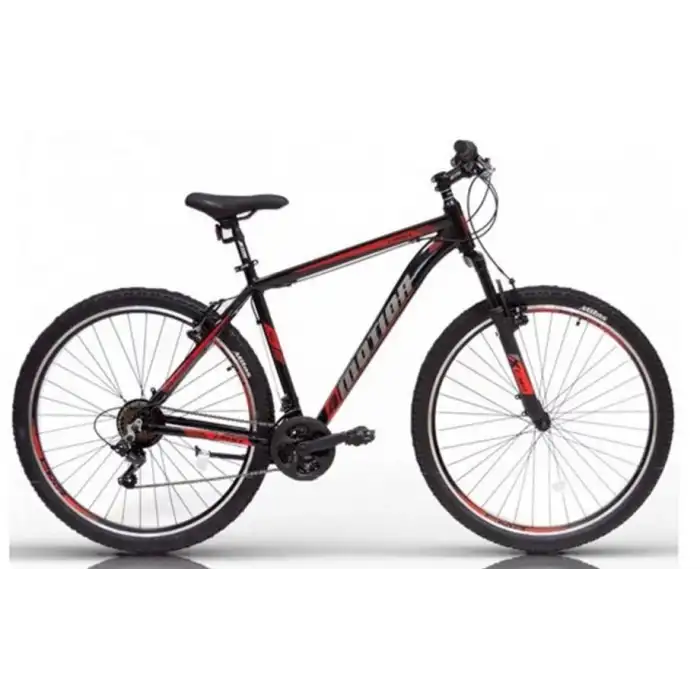 ÜMİT 2977 MOTION ERKEK DAĞ BİSİKLETİ 459H V 29 JANT 21 VİTES SİYAH KIRMIZI
