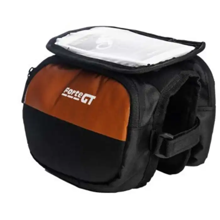 XBYC 819 BİSİKLET KADRO ÜSTÜ ÇANTA SİYAH TURUNCU