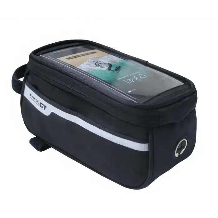 XBYC 825 BİSİKLET KADRO ÜSTÜ ÇANTA SİYAH GRİ