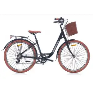 BIANCHI C261 KADIN ŞEHİR BİSİKLETİ 380H V 26 JANT 7 VİTES SİYAH YS728 GLOSSY